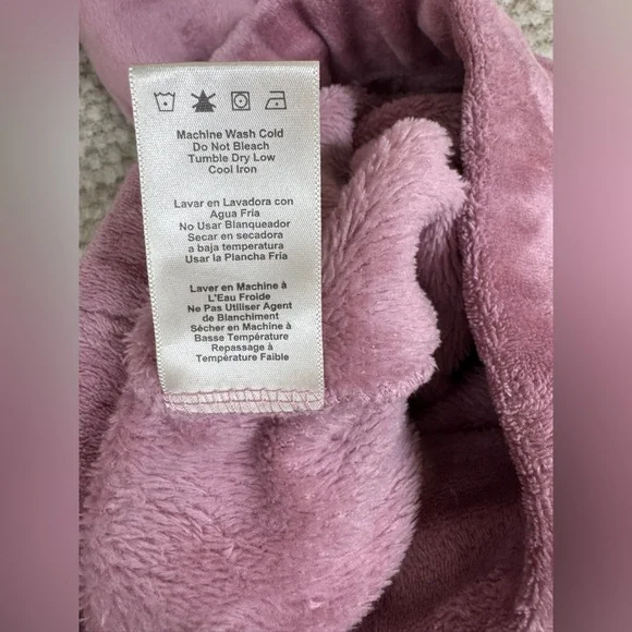 UGG Fuzzy Wide Leg Pants XS Pink Furry Warm Soft Winter Pants - Picture 12 of 12